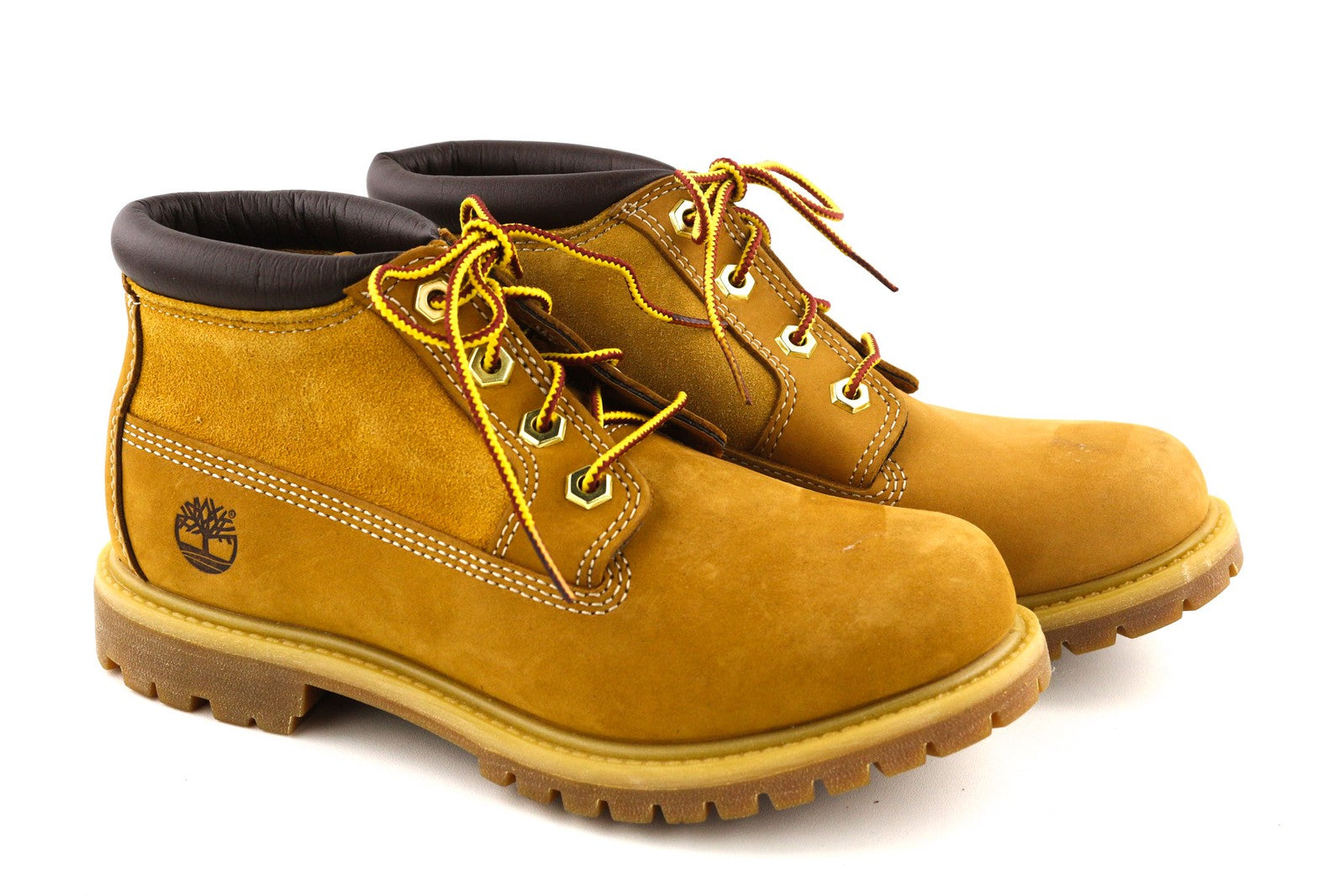 TIMBERLAND A1KGN-A3998 moteriški batai EU37.5/38 klasikiniai rudi odiniai aulinukai su raišteliais 