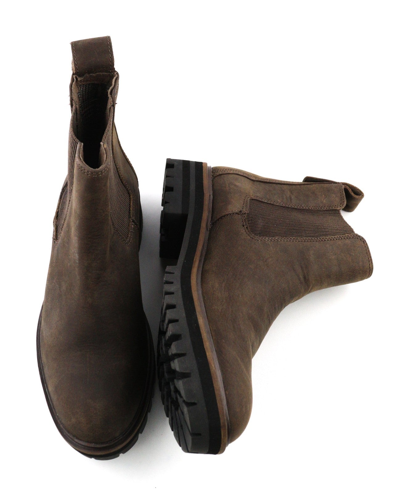 TIMBERLAND A29AH-A3919 moteriški batai EU37/37.5 tamsiai rudi laisvalaikio batai su užtrauktuku 