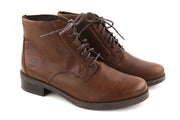 TIMBERLAND A2MKG-A6019 moteriški batai EU37.5/38 tamsiai rudi laisvalaikio odiniai su raišteliais 