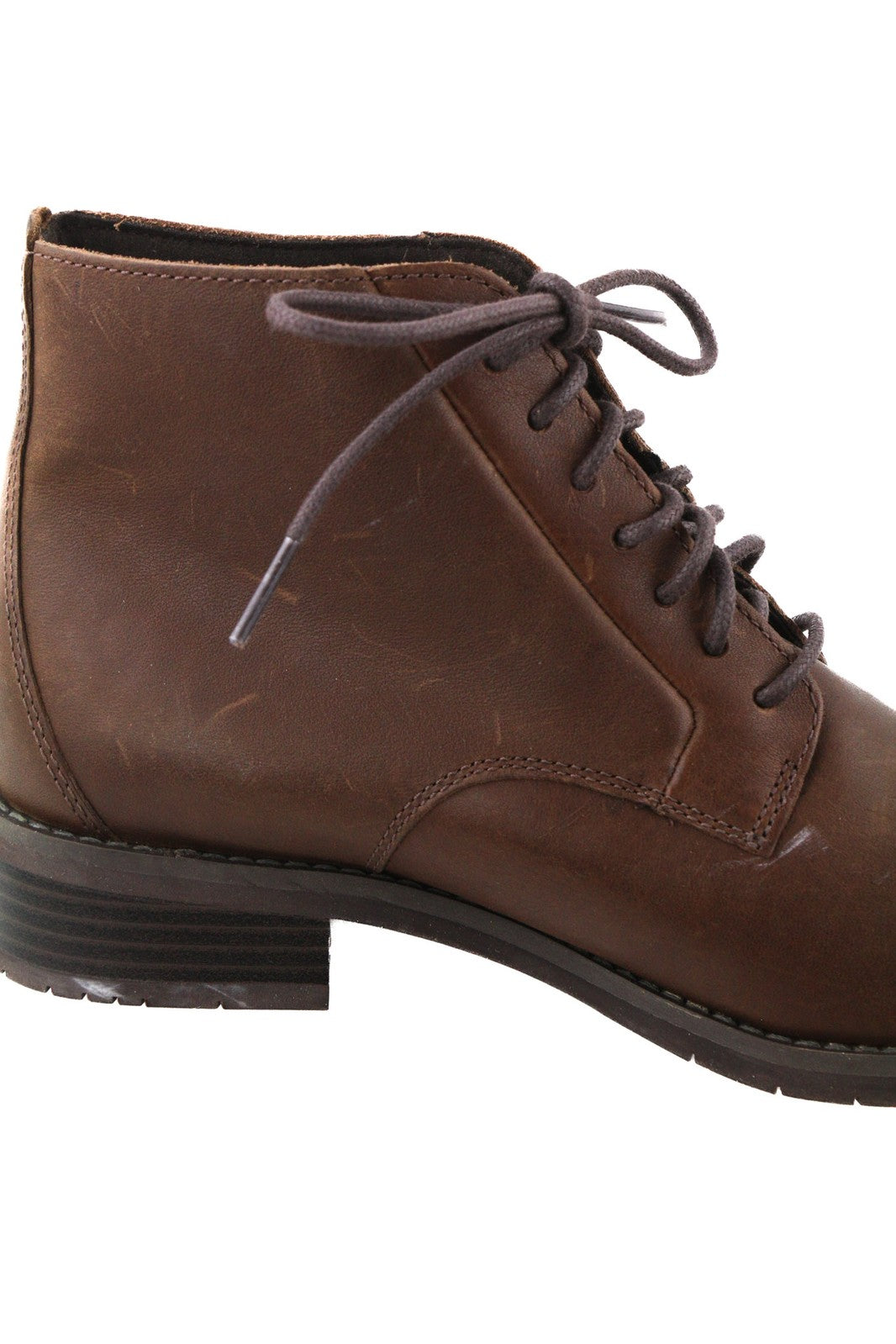 TIMBERLAND A2MKG-A6019 moteriški batai EU37.5/38 tamsiai rudi laisvalaikio odiniai su raišteliais 