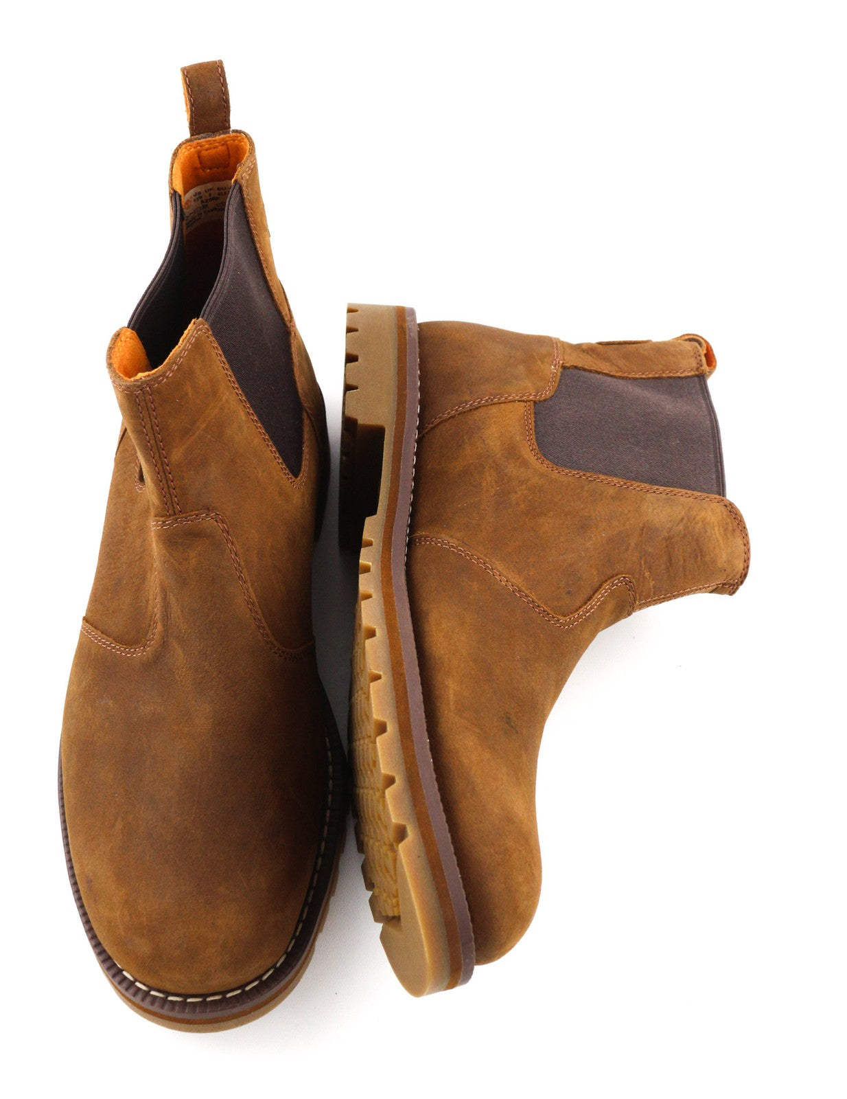 TIMBERLAND A288F-A6146 vyriški batai EU43/43.5 rudi laisvalaikio batai su užtrauktuku aukštais viršutiniais batais 