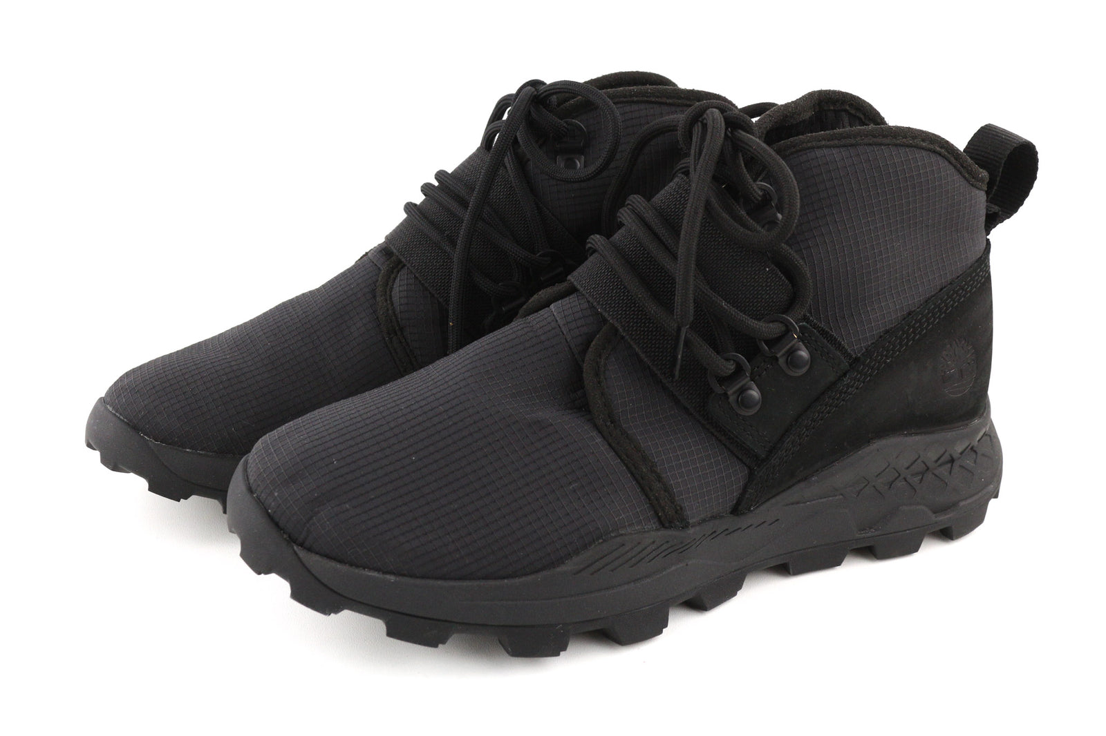 TIMBERLAND A1YY8-A3198 vyriški sportbačiai EU40/41 juodi odiniai aukštakulniai sportbačiai 