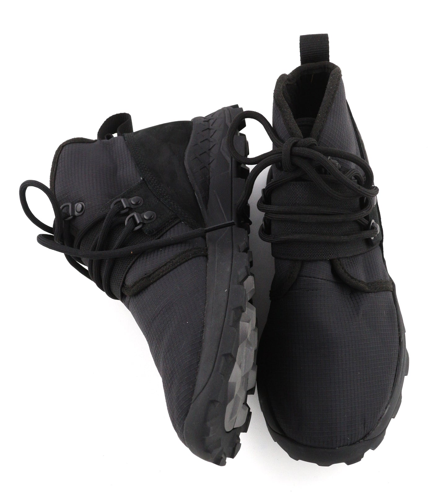 TIMBERLAND A1YY8-A3198 vyriški sportbačiai EU40/41 juodi odiniai aukštakulniai sportbačiai 