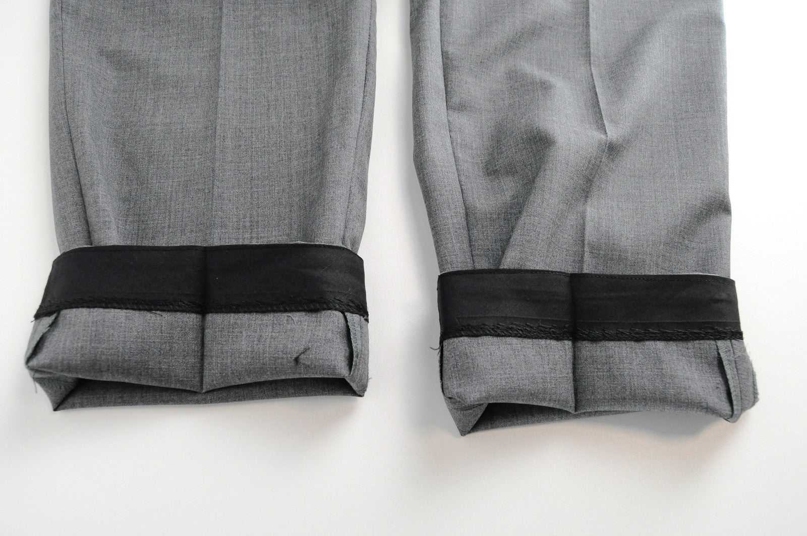 SUITSUPPLY  Mens Trousers UK40S Grey Wool Pleated Dress Lined Dress