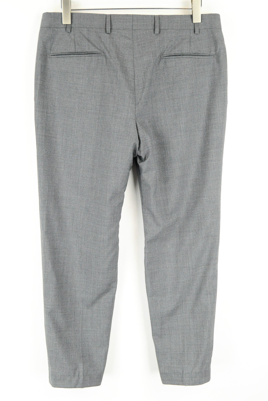 SUITSUPPLY  Mens Trousers UK40S Grey Wool Pleated Dress Lined Dress