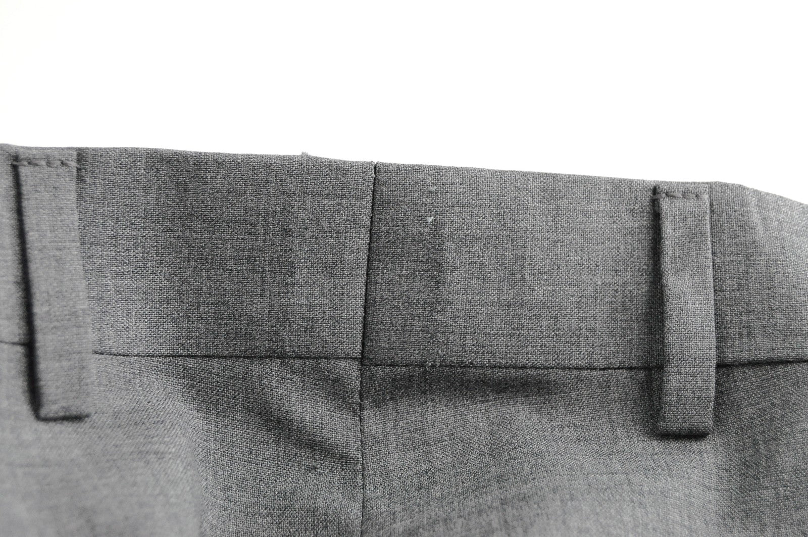 SUITSUPPLY  Mens Trousers UK40S Grey Wool Pleated Dress Lined Dress