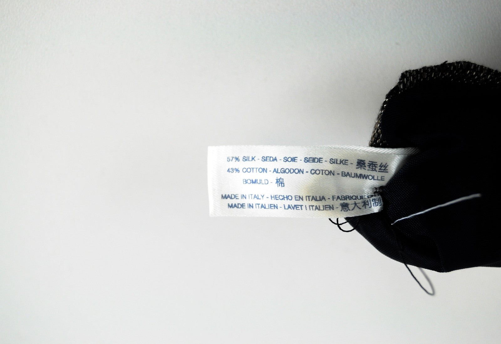 SUITSUPPLY vyriškas kaklaraištis, 150 x 8 cm, pilkas, šilkinis, medvilninis, smailiais galais, 150 cm x 8 cm 