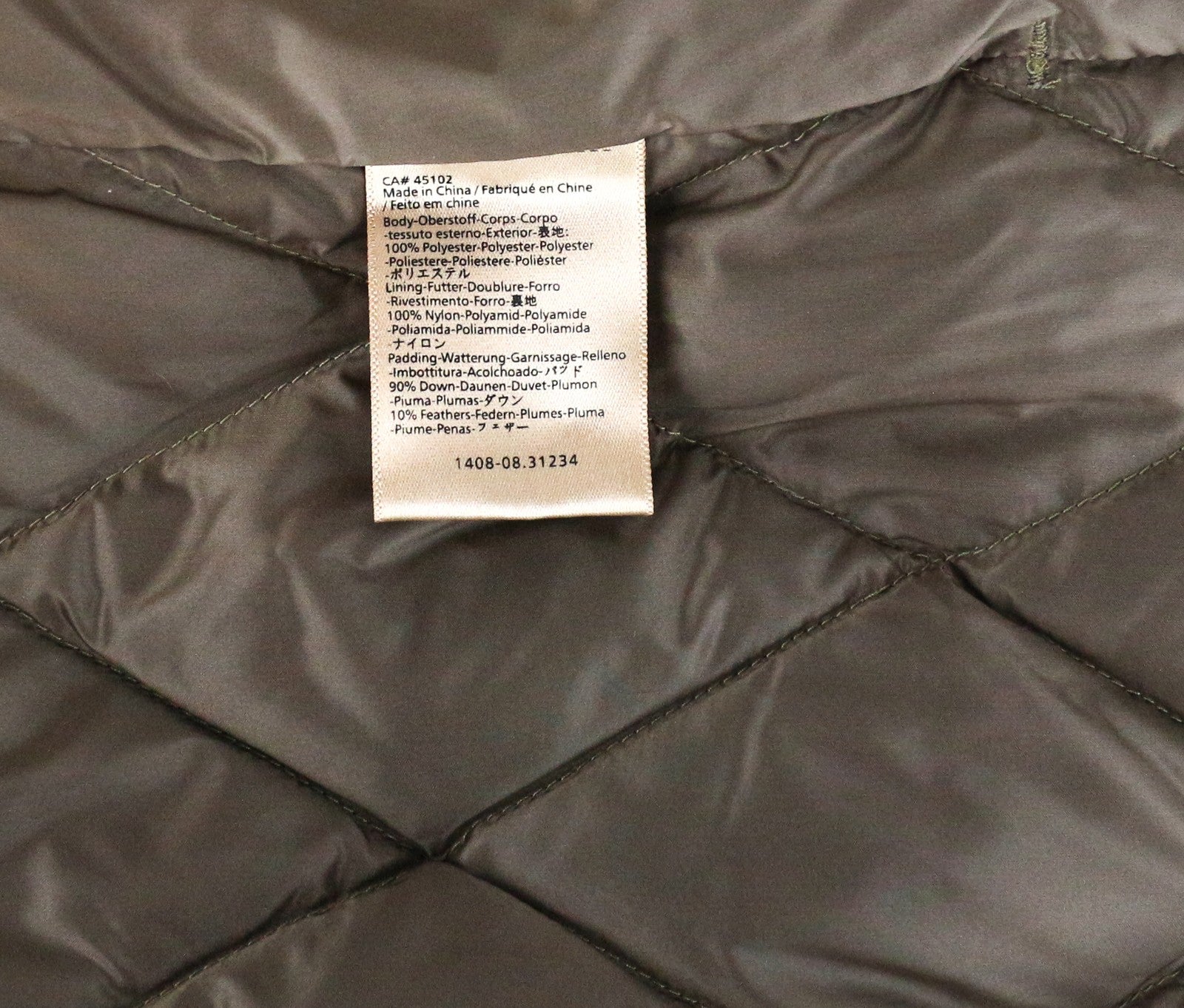 SCOTCH &amp; SODA dygsniuota ruda vyriška striukė su 50 Ams Atelier apykaklės užsegimais ir raštu 