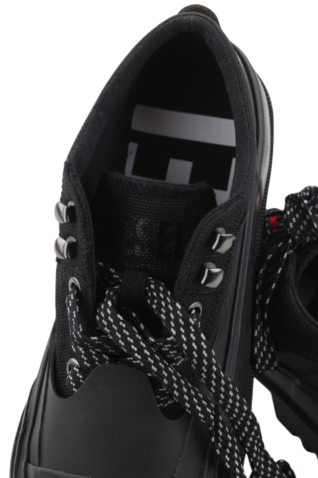 DIESEL D-Hiko SH X moteriški batai, EU39, juodi, unisex, žemakulniai, su raišteliais, RRP 300 € 