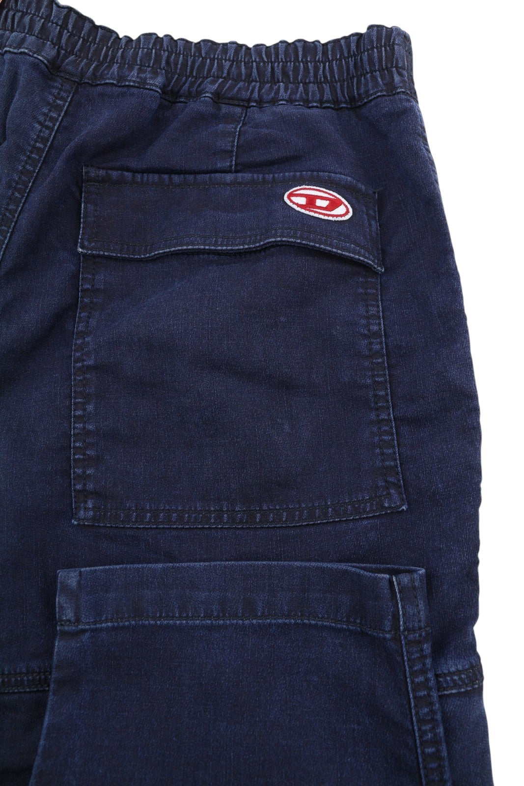 DIESEL D-Krooley-Cargo-Ne 069ZJ vyriški džinsai W34 su juosmeniu, siaurėjančiomis klešnėmis, rekomenduojama kaina – 295 €, mėlyni 