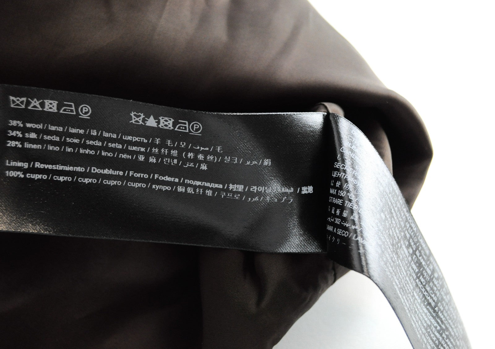 SUISTUDO Don Womens Dress UK8 Sleeveless Checked Wool Silk Linen Lined Orange