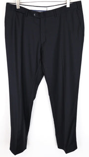 SUITSUPPLY Wool Trousers Dark Navy UK46S Pleated Lined Classic Men's Brescia