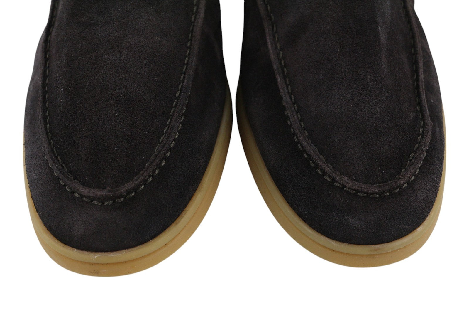 SUITSUPPLY vyriški batai, EU43, tamsiai rudi, odiniai, zomšiniai, laisvalaikio stiliaus, su raišteliais, aukšta palaidinė. 