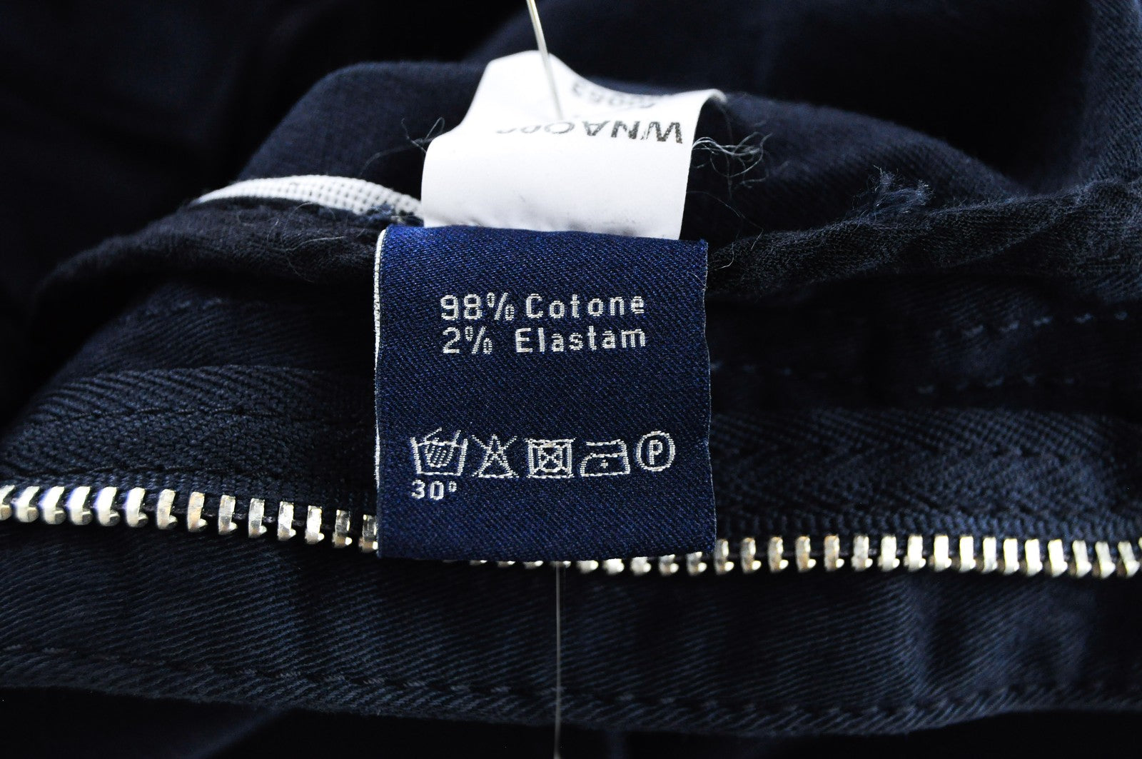 HARMONT & BLAINE Mens 56 Trousers Navy Cotton Stretchy Chino 5-Pocket Casual