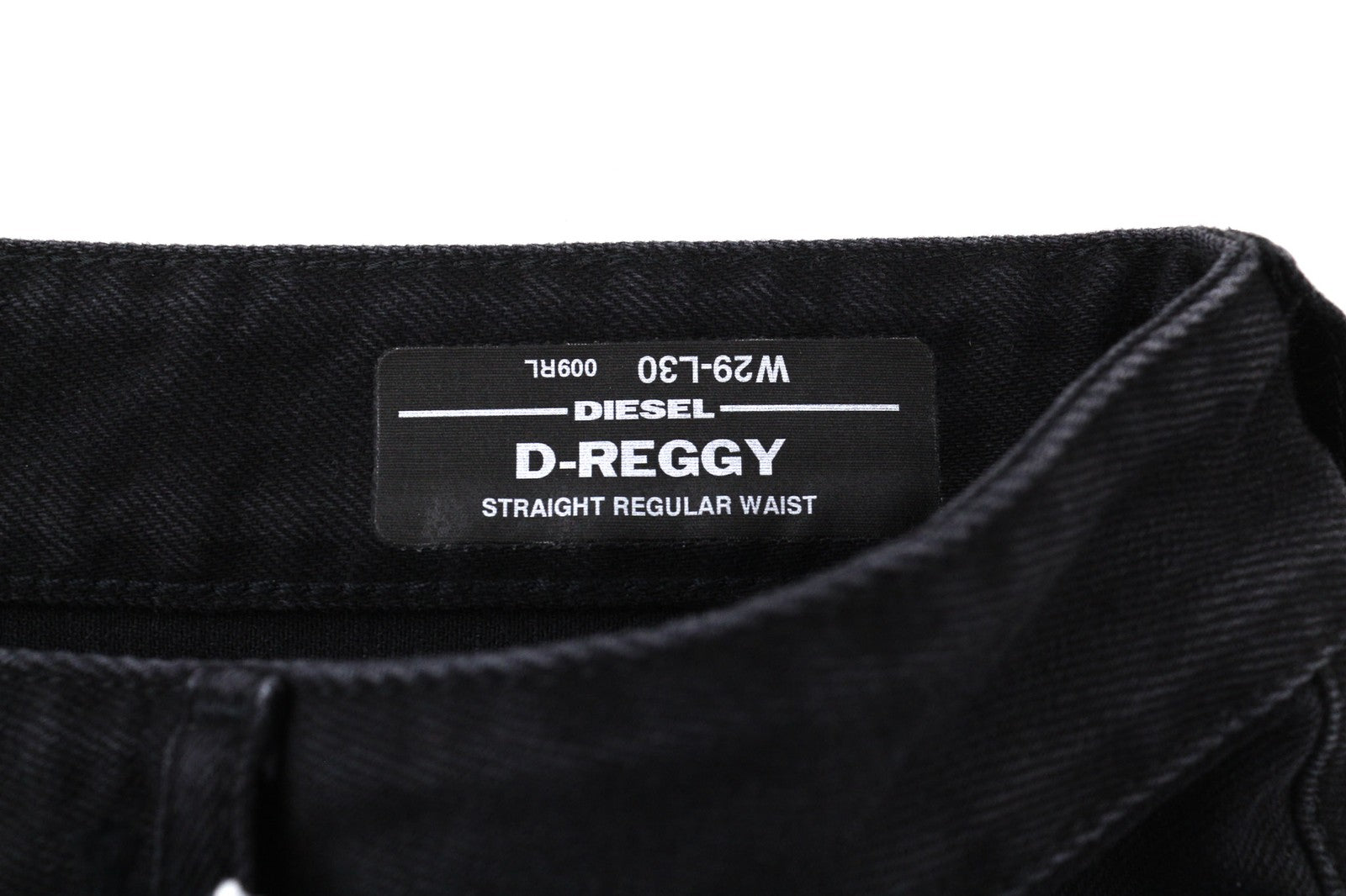 DIESEL D-Reggy 009RL Womens Jeans W29/L30 Regular Waist Straight Black RRP€150