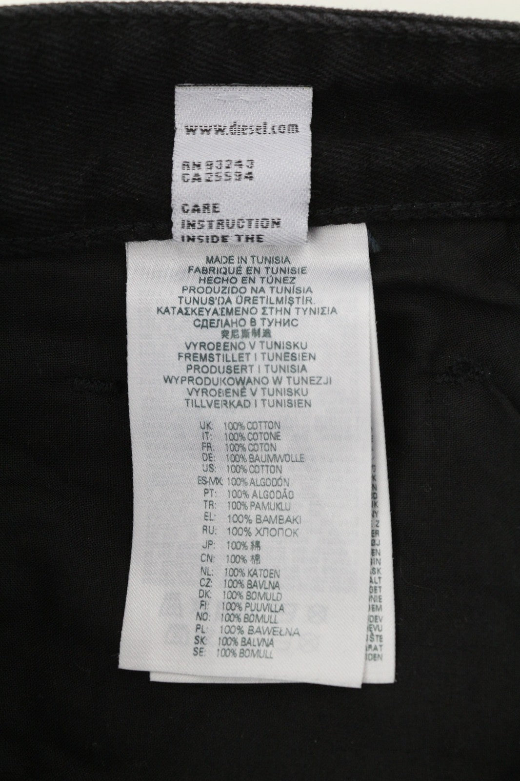 DIESEL D-Reggy 009RL Womens Jeans W29/L30 Regular Waist Straight Black RRP€150