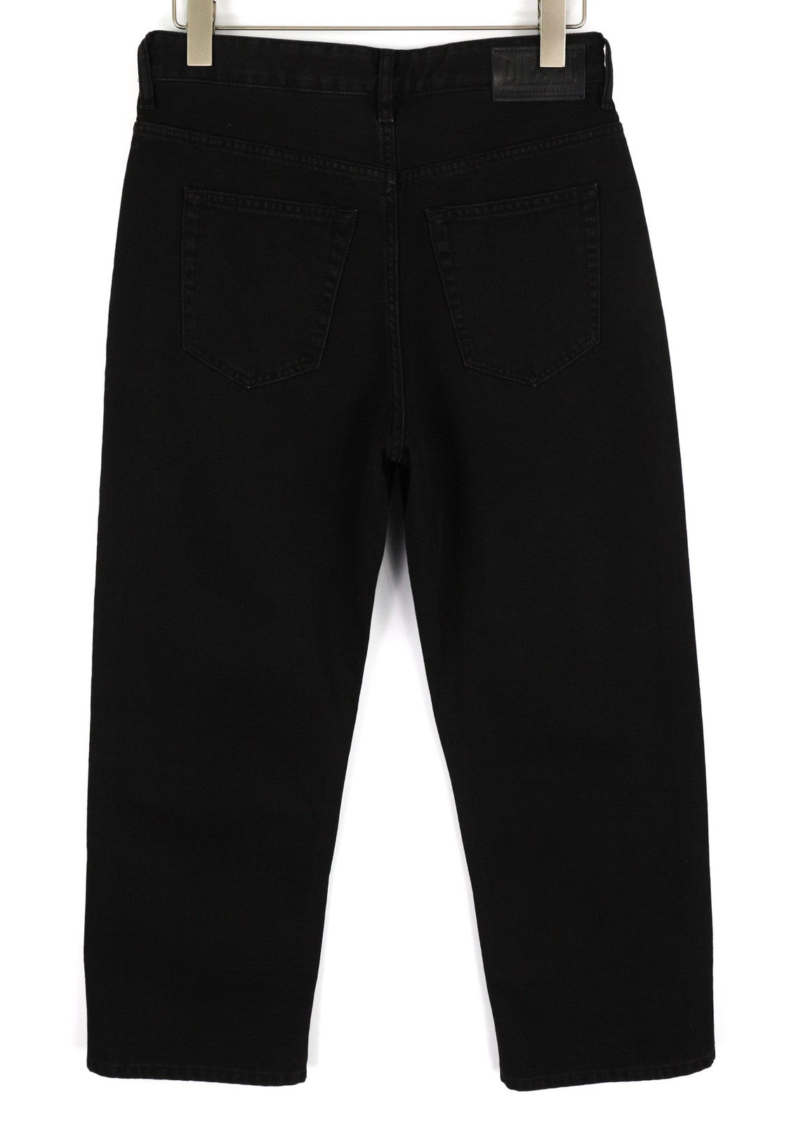 DIESEL D-Reggy 009RL moteriški džinsai, W28/L30, įprasto juosmens, tiesūs, juodi, rekomenduojama kaina – 150 € 