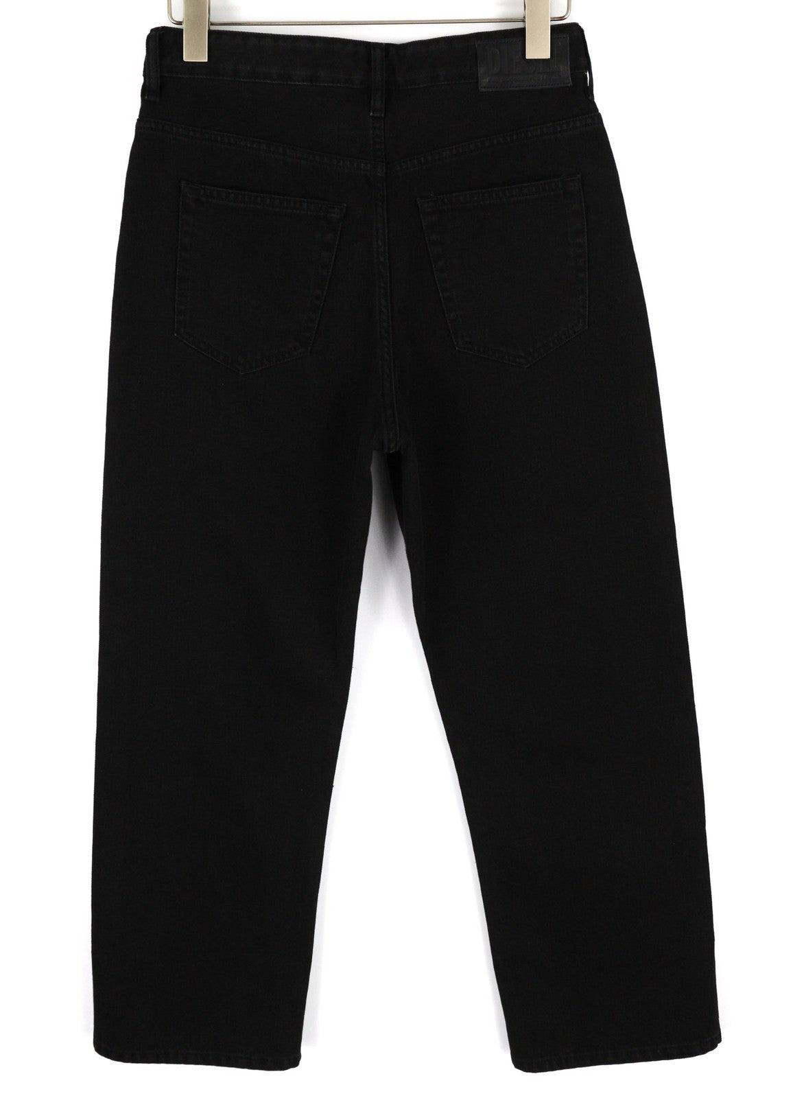 DIESEL D-Reggy 009RL moteriški džinsai, W27/L30, įprasto juosmens, tiesūs, juodi, RRP150 