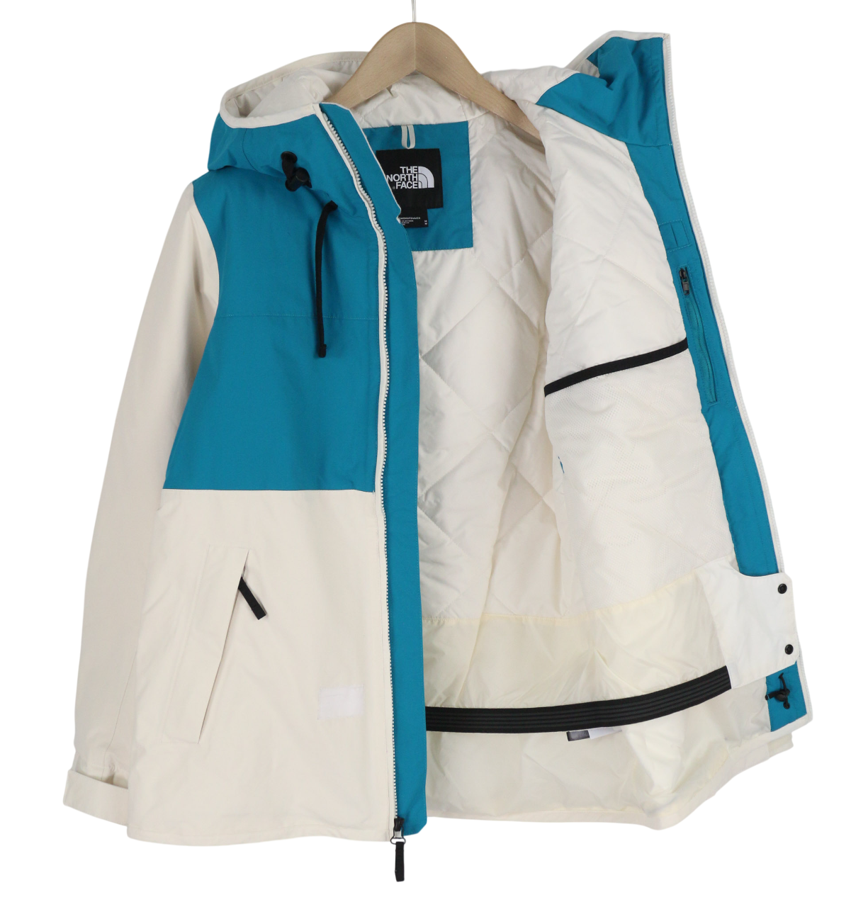 „THE NORTH FACE Superlu“ moteriška slidinėjimo striukė su užtrauktuku ir gobtuvu, paminkštinta „DryVent“ 