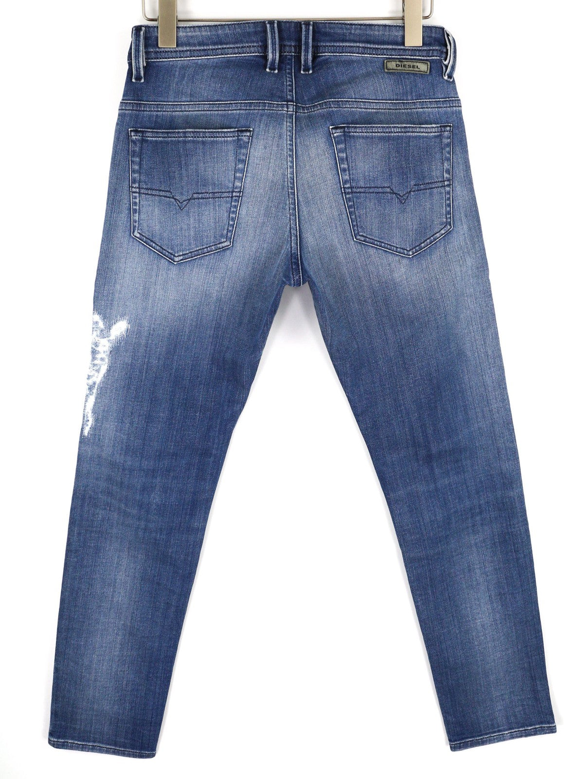 DIESEL Thommer-T 8880T vyriški džinsai W29 elastingi Jogg Sweat Distress Blue RRP 220 