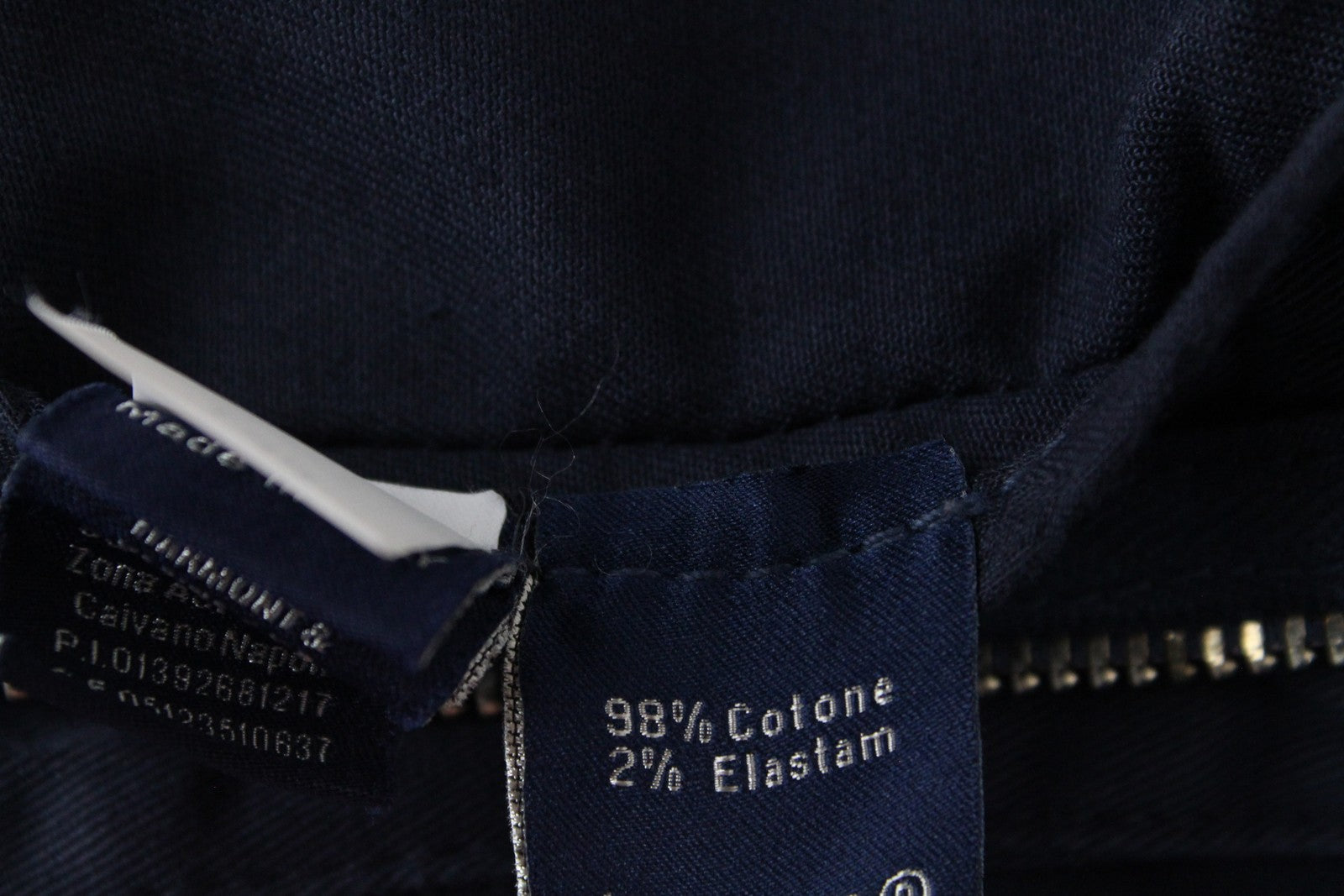 HARMONT & BLAINE Mens 58 Trousers Navy Cotton Stretchy 5-Pocket Narrow Casual