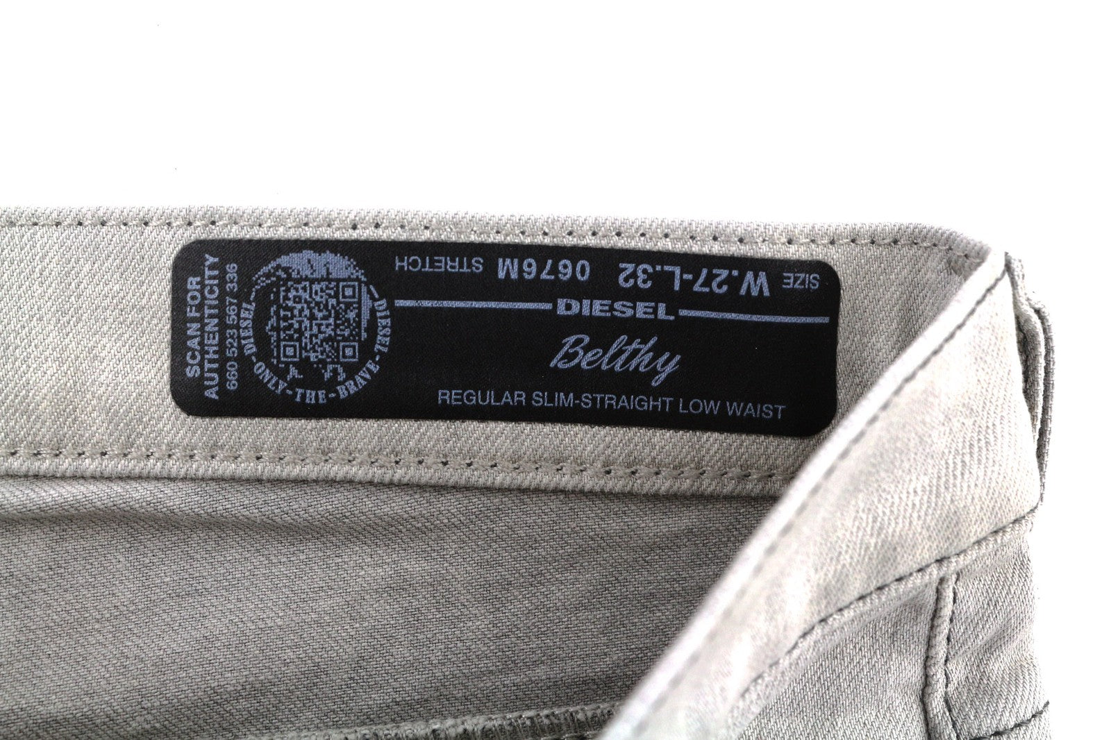 DIESEL Belthy 0676M Womens Jeans W27/L32 D.N.A. Slim Straight Stretchy RRP€180