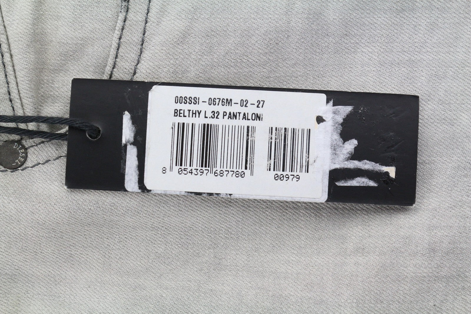 DIESEL Belthy 0676M Womens Jeans W27/L32 D.N.A. Slim Straight Stretchy RRP€180