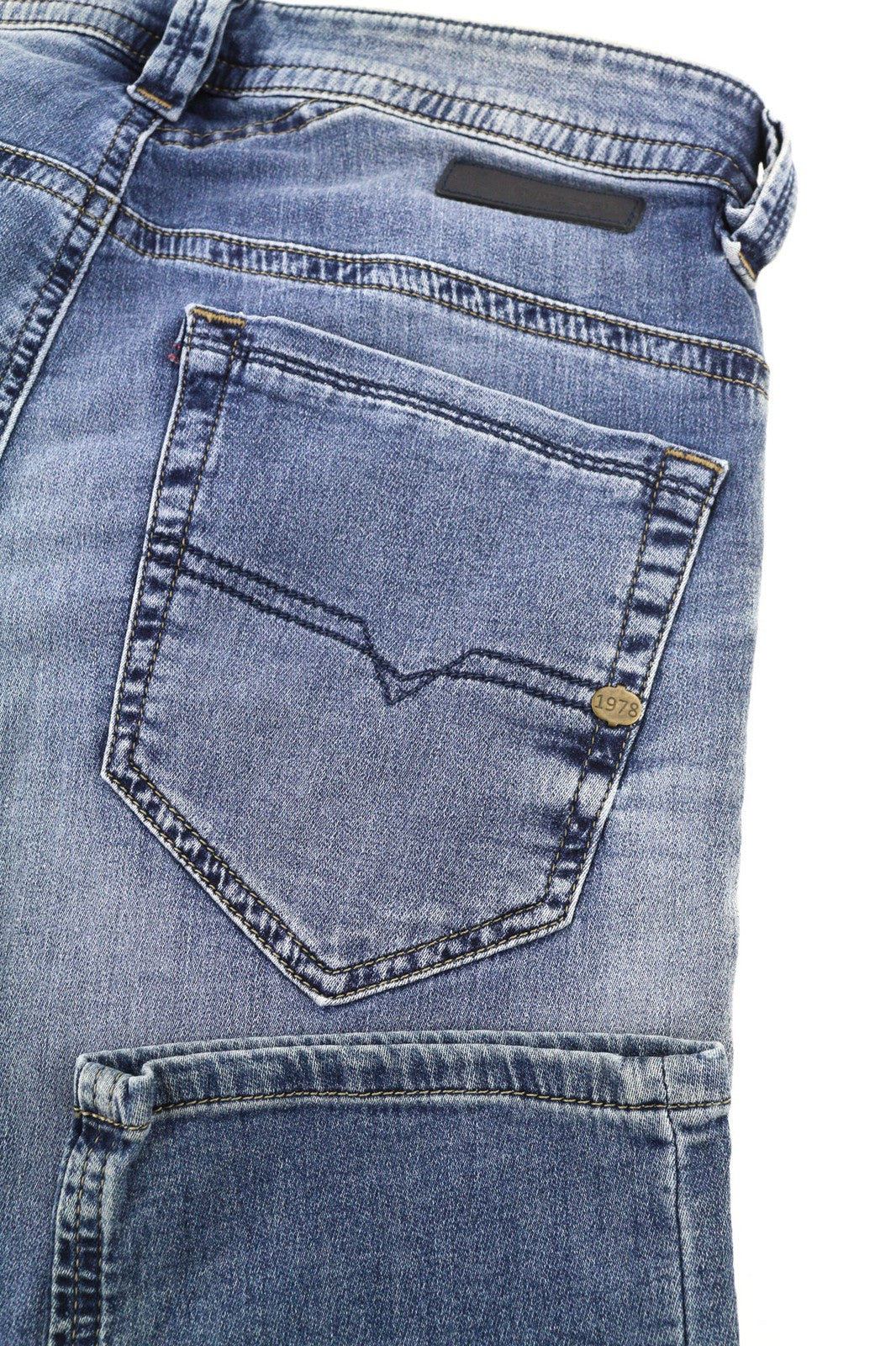 DIESEL Thavar-Ne 084CZ Mens Jeans W26 Stretchy Jogg Sweat Washed Zipper Slim