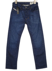 DIESEL Larkee R845B vyriški džinsai W28/L32 Regular Straight Tamprūs, skalbti, su sagomis 