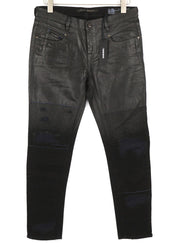 DIESEL Belthy 0856E Womens Jeans W29/L32 Coated Regular Slim Straight RRP€250