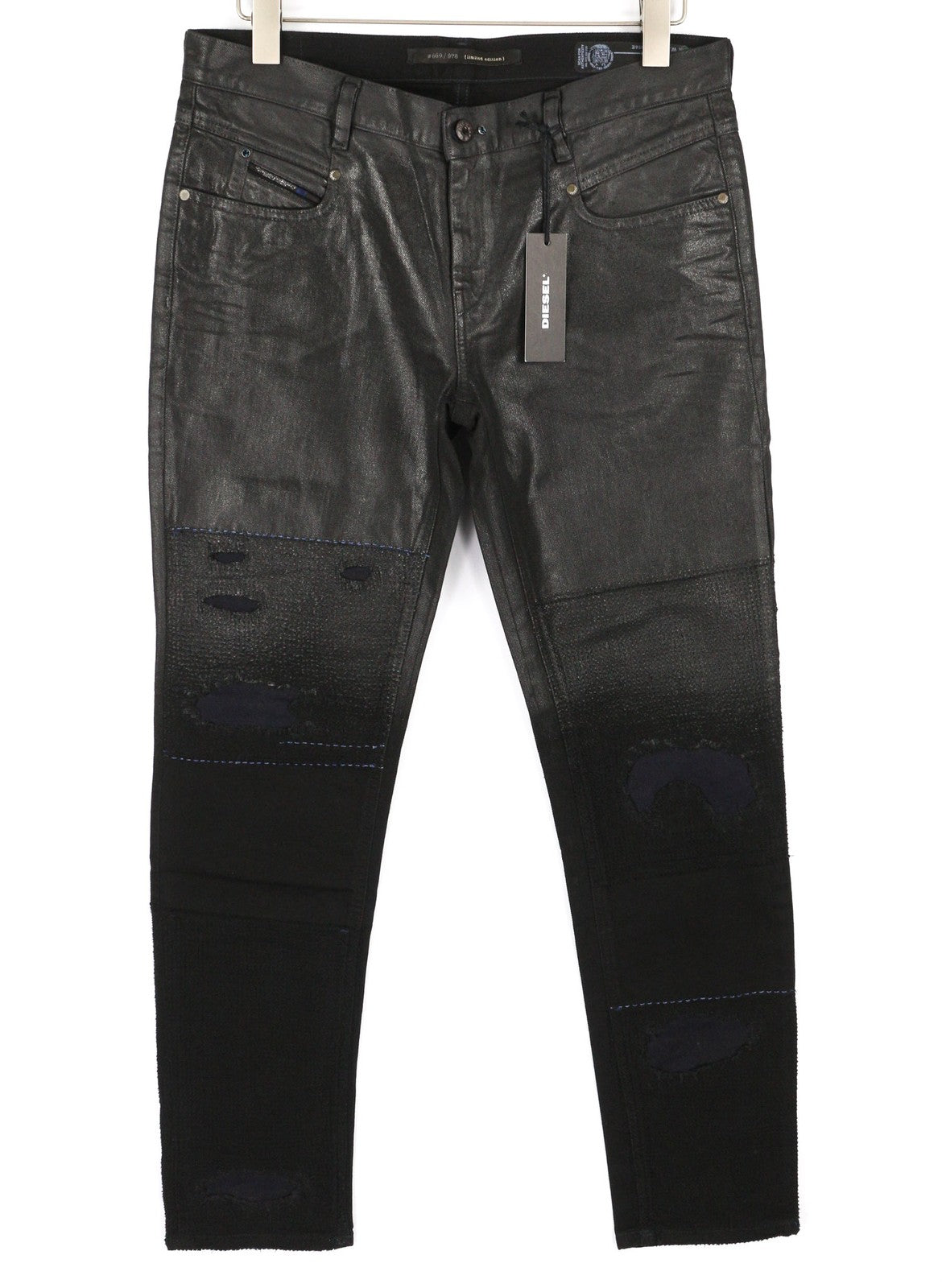 DIESEL Belthy 0856E Womens Jeans W30/L32 Coated  Slim Straight RRP€250