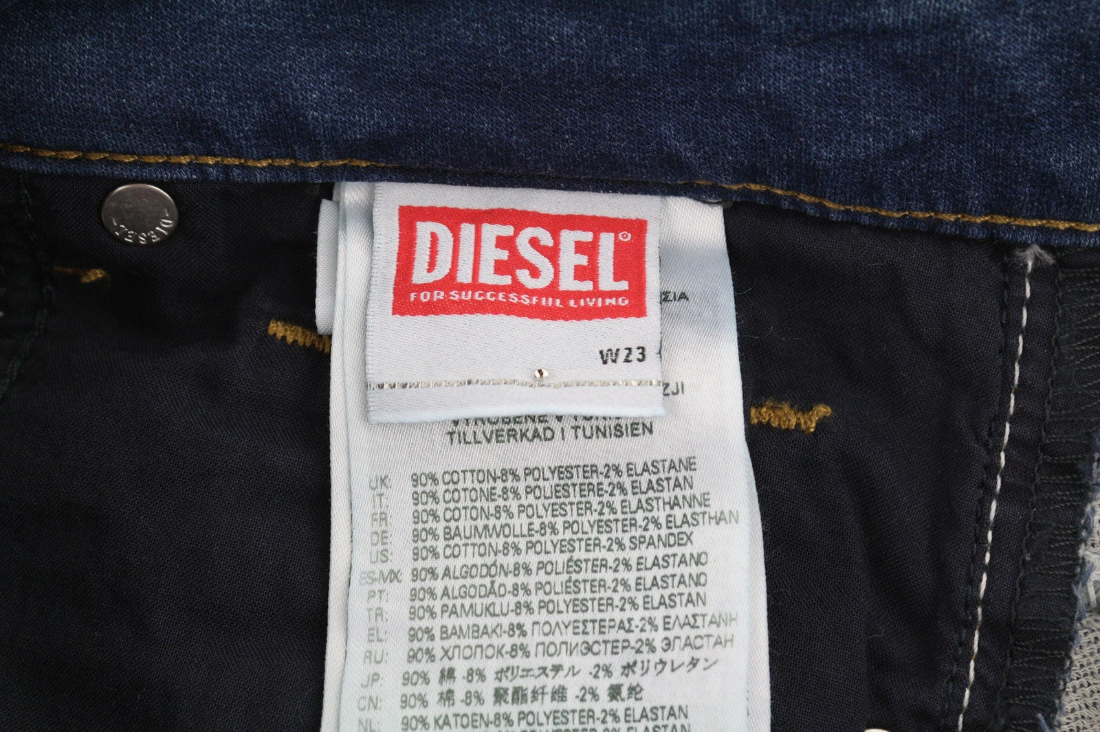 DIESEL Candys Jogg 069HC Womens Jeans W23 Jogg Relaxed Boyfriend RRP€190