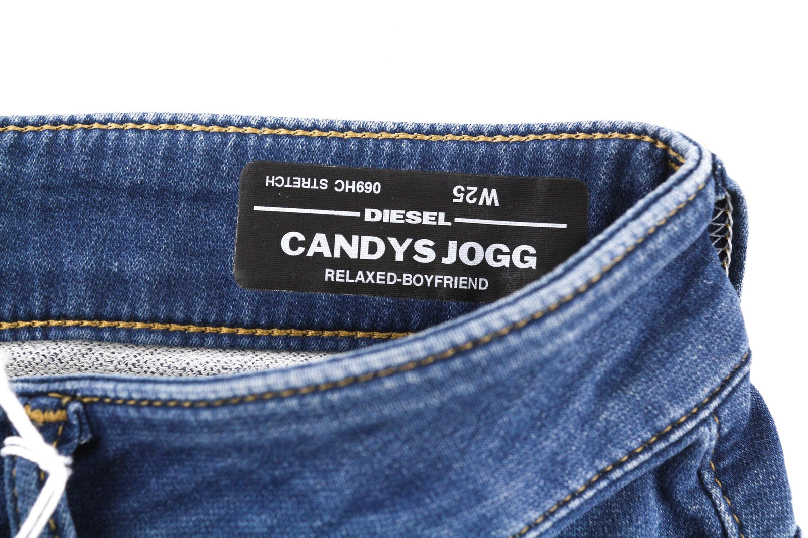 DIESEL Candys Jogg 069HC Womens Jeans W25 Sweat Relaxed Boyfriend RRP€190