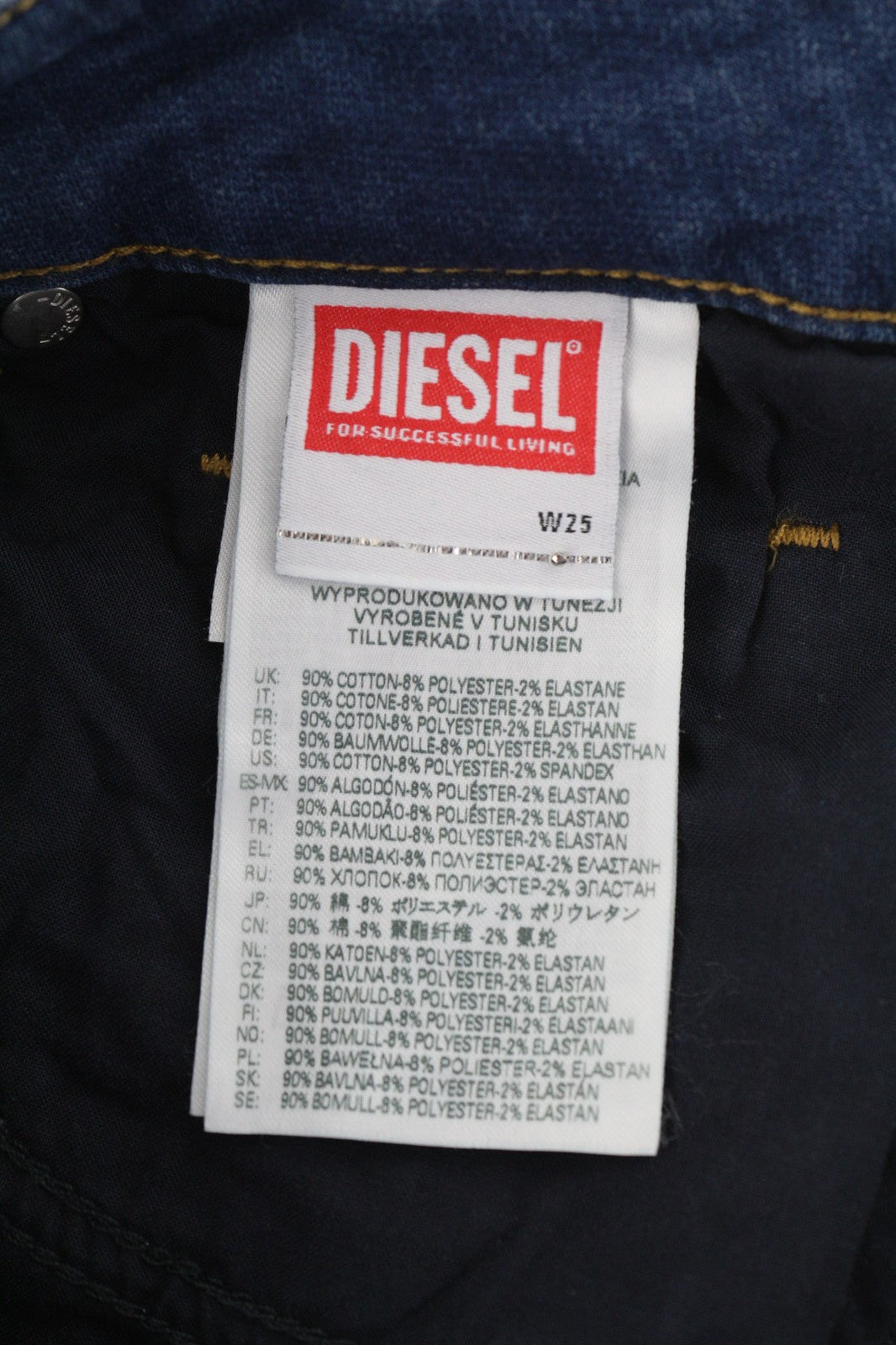 DIESEL Candys Jogg 069HC Womens Jeans W25 Sweat Relaxed Boyfriend RRP€190