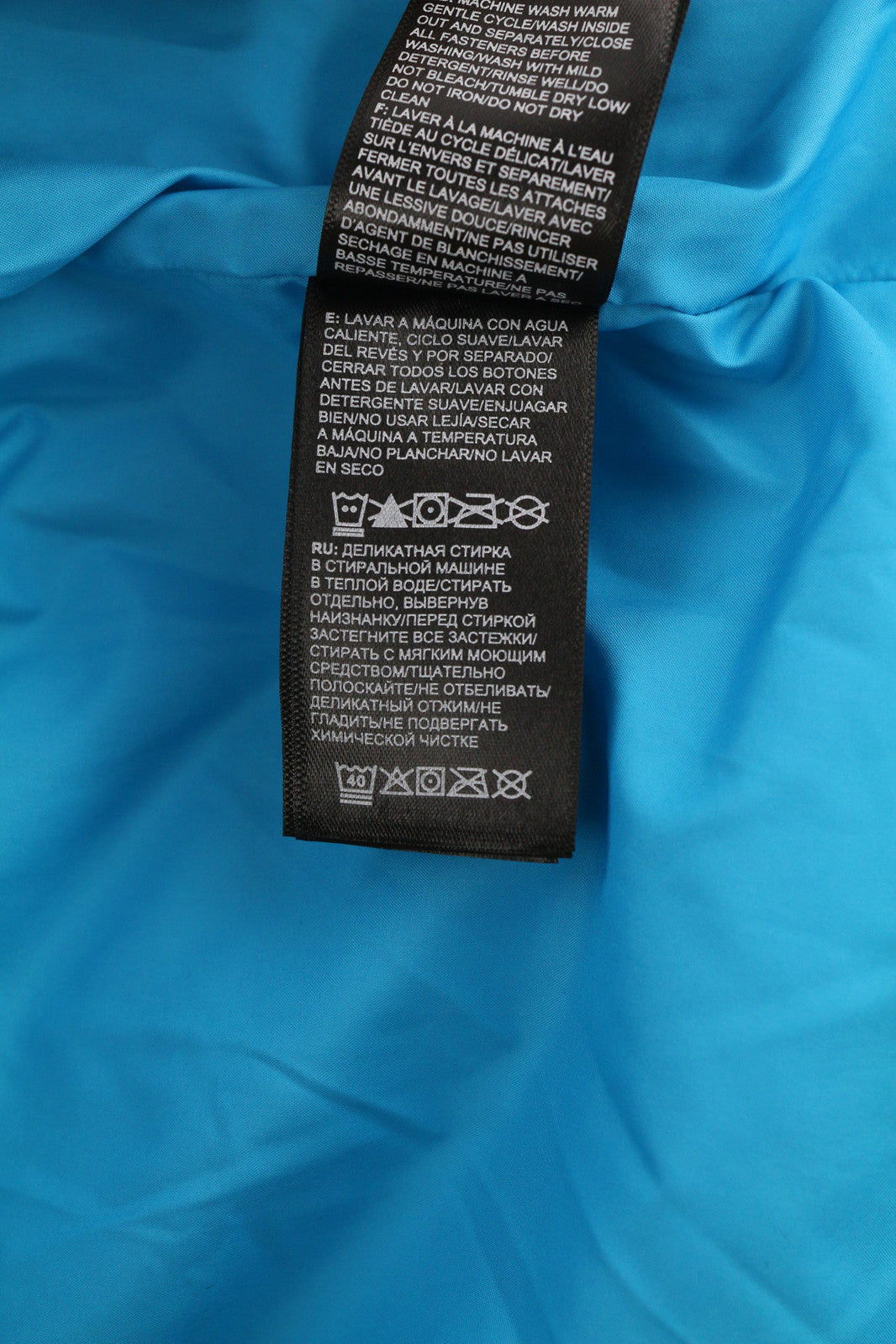 THE NORTH FACE Himalayan vyriška striukė, mėlyna, izoliacija, aukšta apykakle, dygsniuota, pūkuota 