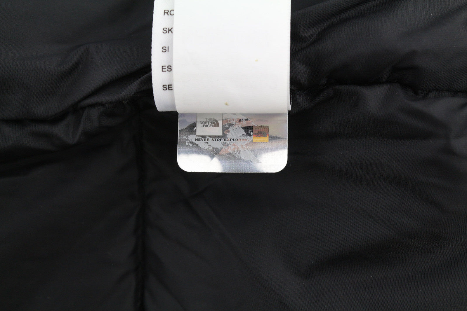 THE NORTH FACE Diablo pūkinė vyriška striukė S, juoda, 700 pūkų užpildyta dygsniuota striukė 