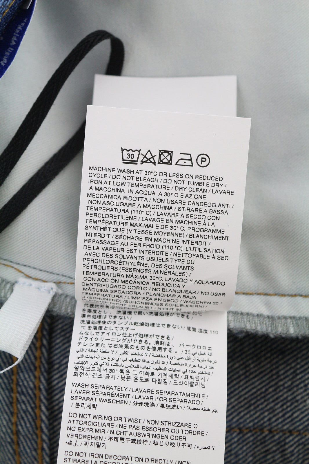 BALTI ARR užtrauktuku užsegami sportiniai džinsai vyrams, W32, mėlyni, su sagomis ir kišenėmis, skalbti. RRP 650 €. 