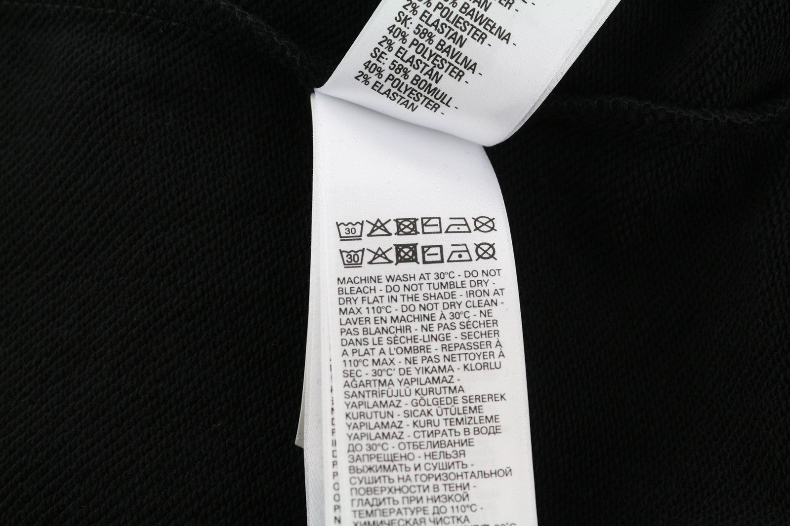 DIESEL S-Ummer-B2 džemperis su gobtuvu XS dydžio, juodas, su kengūros kišene ir gobtuvu. RRP150