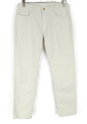 GANT The Cordster Men's Trousers W29/L34 Ivory Slim Fit Stretch Corduroy Cotton