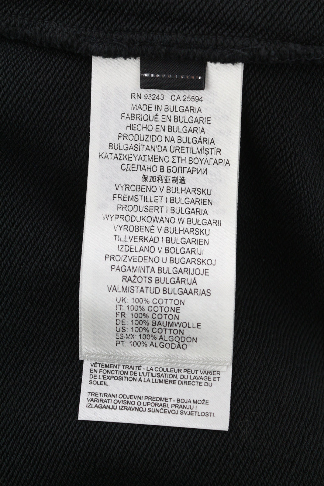 DIESEL PR-Ginn-Hood-P1 džemperis su gobtuvu XS dydžio, juodas, su kengūros kišene ir gobtuvu. RRP195