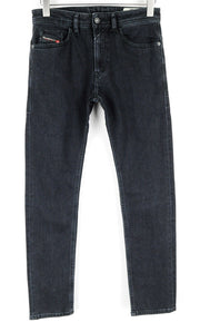 DIESEL Thommer 084NK vyriški džinsai W27/L32 tamsiai pilki, ploni, aptempti medvilniniai džinsai 