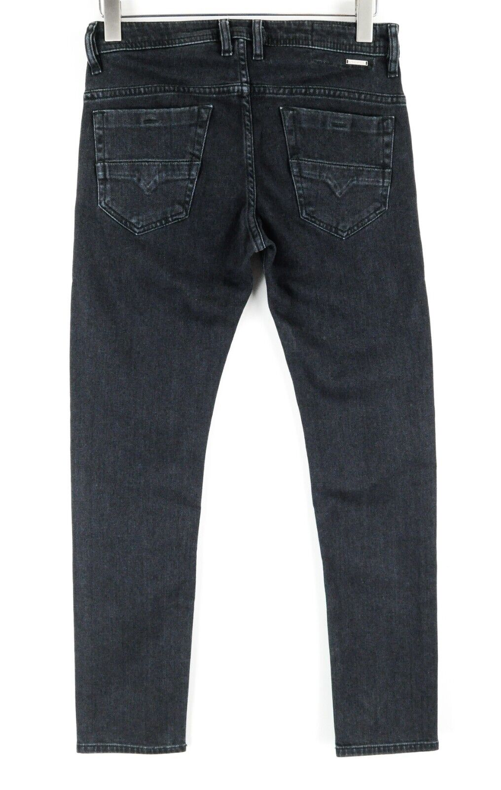 DIESEL Thommer 084NK vyriški džinsai W27/L32 tamsiai pilki, ploni, aptempti medvilniniai džinsai 