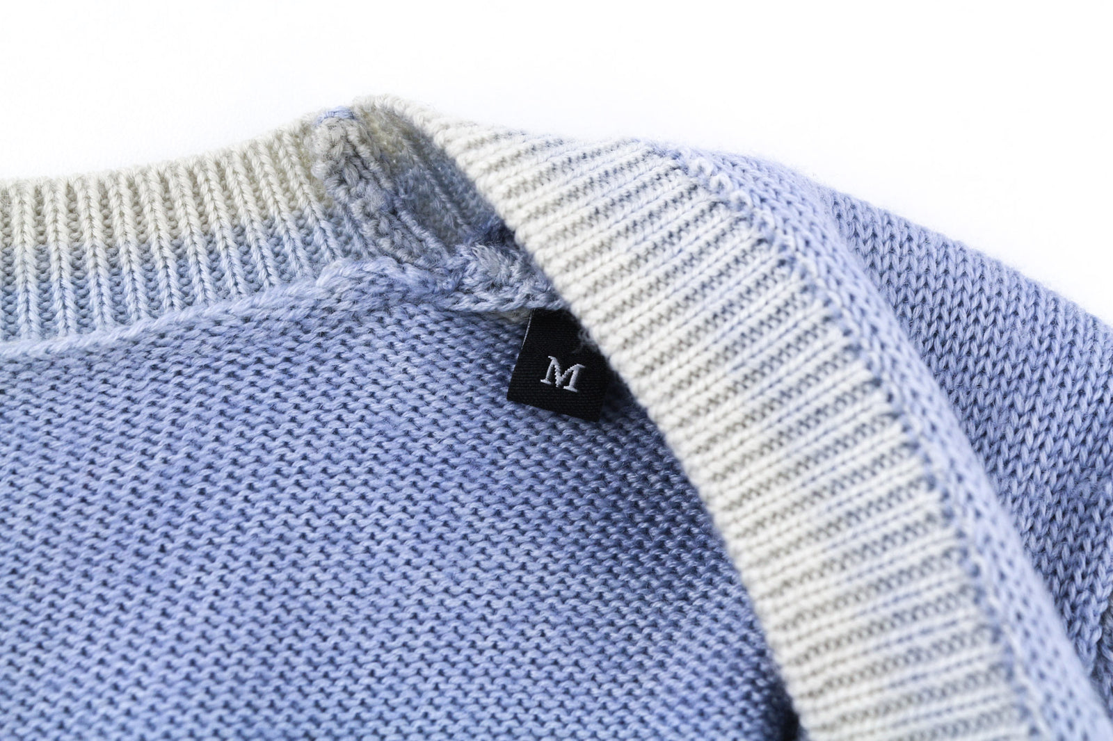 DIESEL M-Arika moteriškas megztinis M šviesiai mėlynas skalbtas vilnonis megztinis RRP300