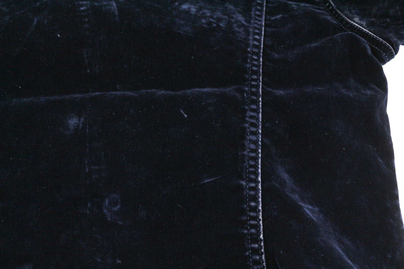 NUDIE Tove moteriška striukė M mėlyna aksominė apykaklė sagomis tamsiai ilgomis rankovėmis logotipas 