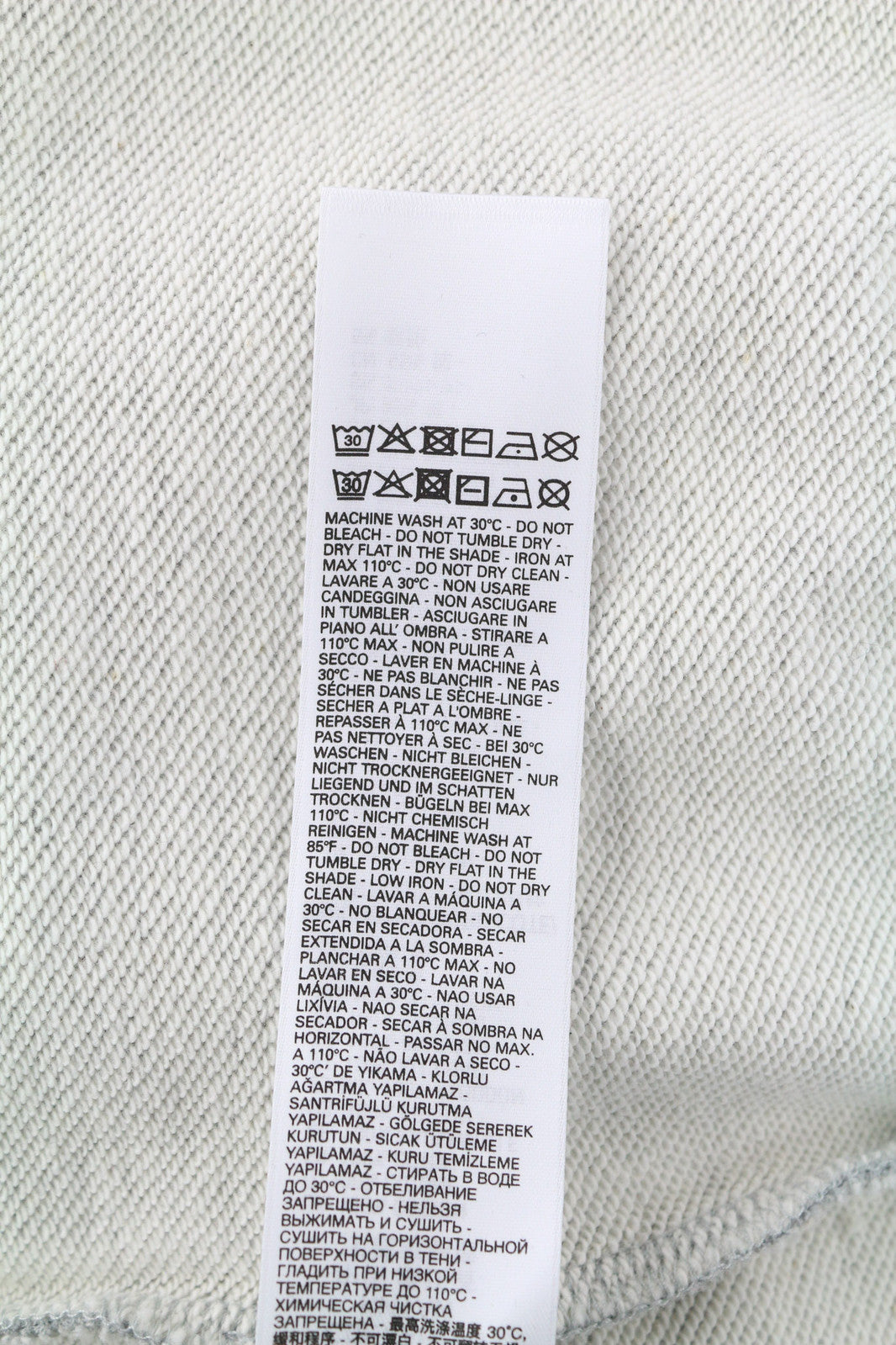 DIESEL S-Girk vyriškas džemperis su pilka apvalia kaklo iškirpte, melanžo logotipu, ilgomis rankovėmis. 