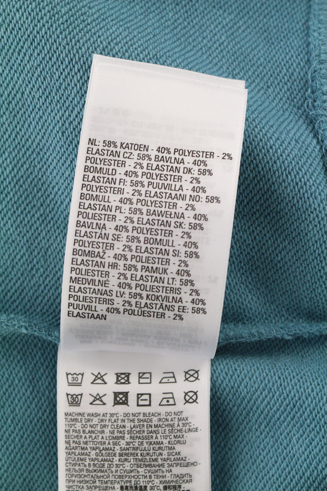 DIESEL S-Ummer-B2 unisex džemperis su gobtuvu XS dydžio, mėlynas megztinis su kengūros kišene ir dirželiu, rekomenduojama kaina – 150 € 