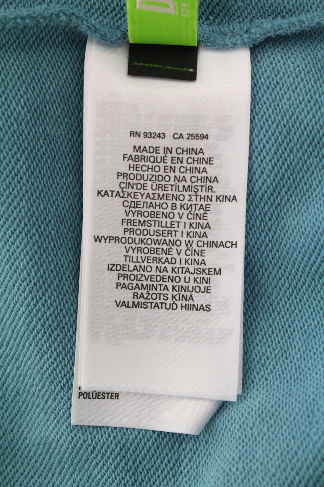 DIESEL S-Ummer-B2 unisex džemperis su gobtuvu XS dydžio, mėlynas megztinis su kengūros kišene ir dirželiu, rekomenduojama kaina – 150 € 