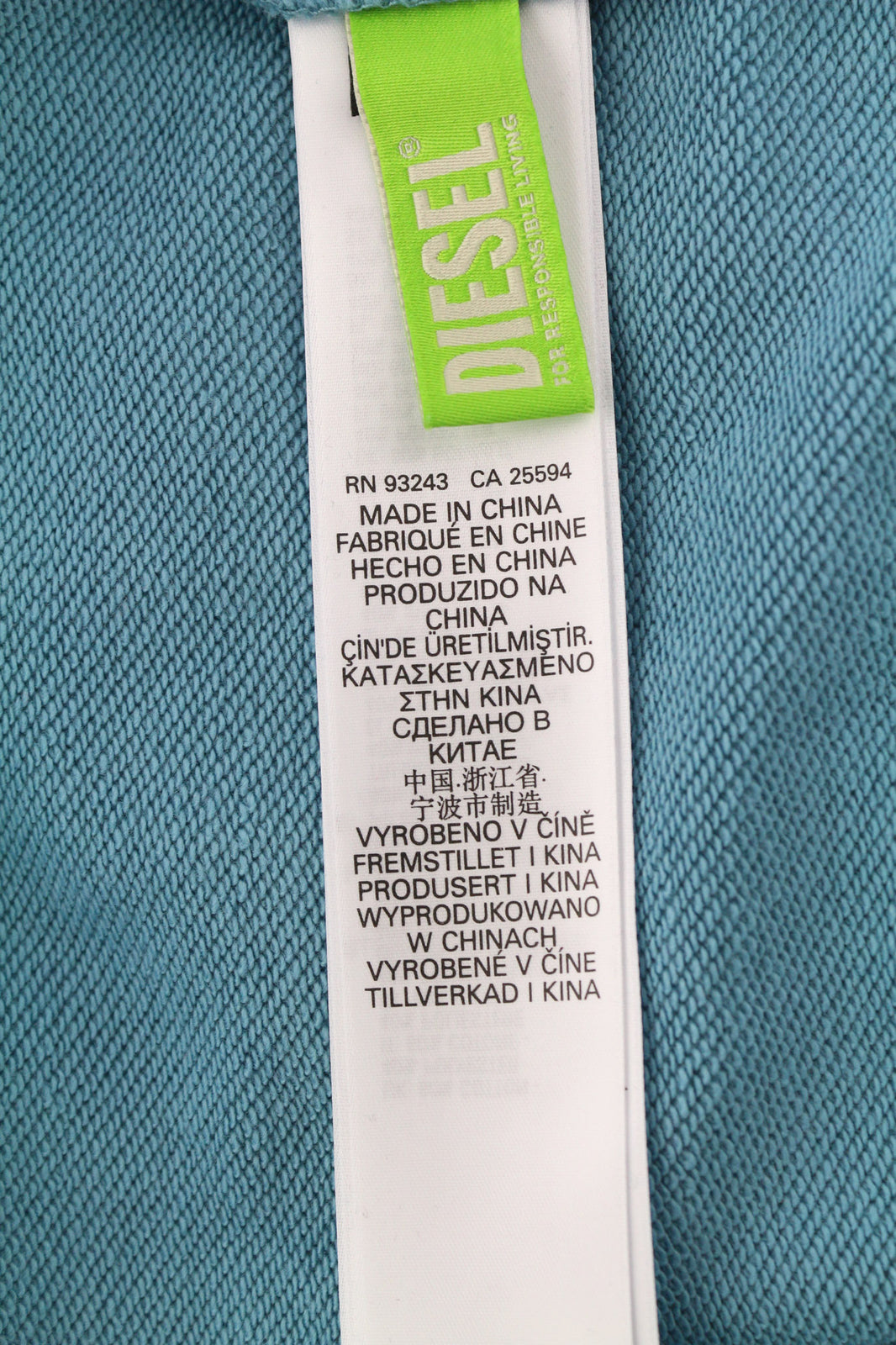 DIESEL S-Ummer-B2 vyriškas džemperis su gobtuvu, 3XL dydžio, mėlynas, megztinis su kengūros kišene, rekomenduojama kaina – 150 €. 