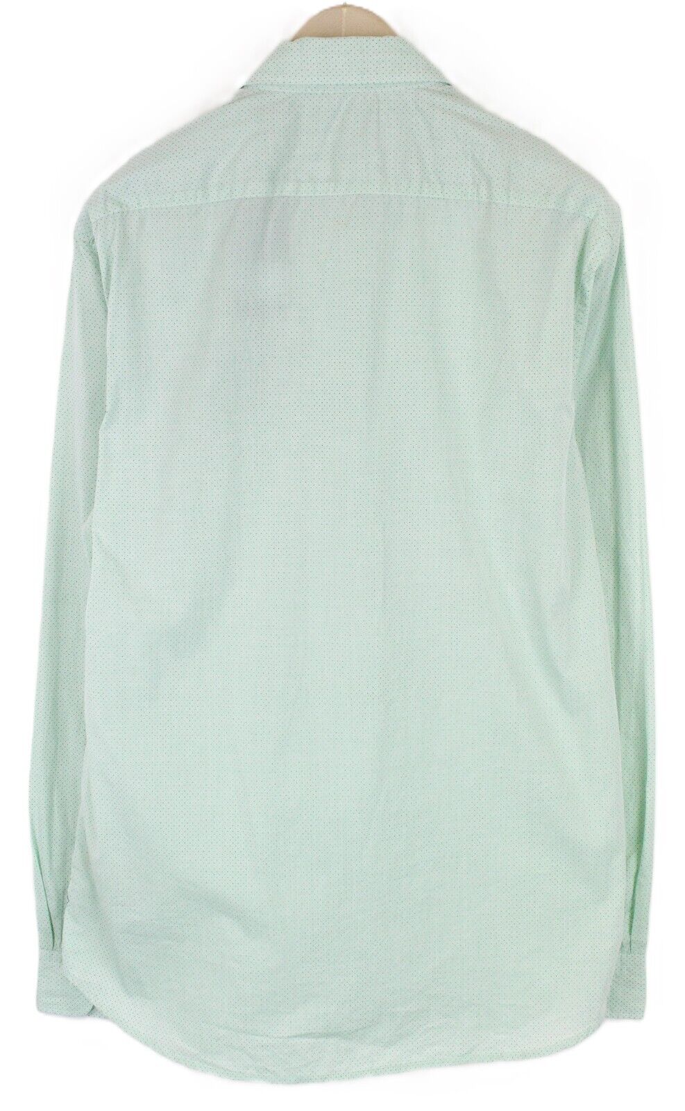 SCOTCH & SODA Ams Couture Shirt 2XL Green Dot Pattern Pure Cotton Long Sleeve