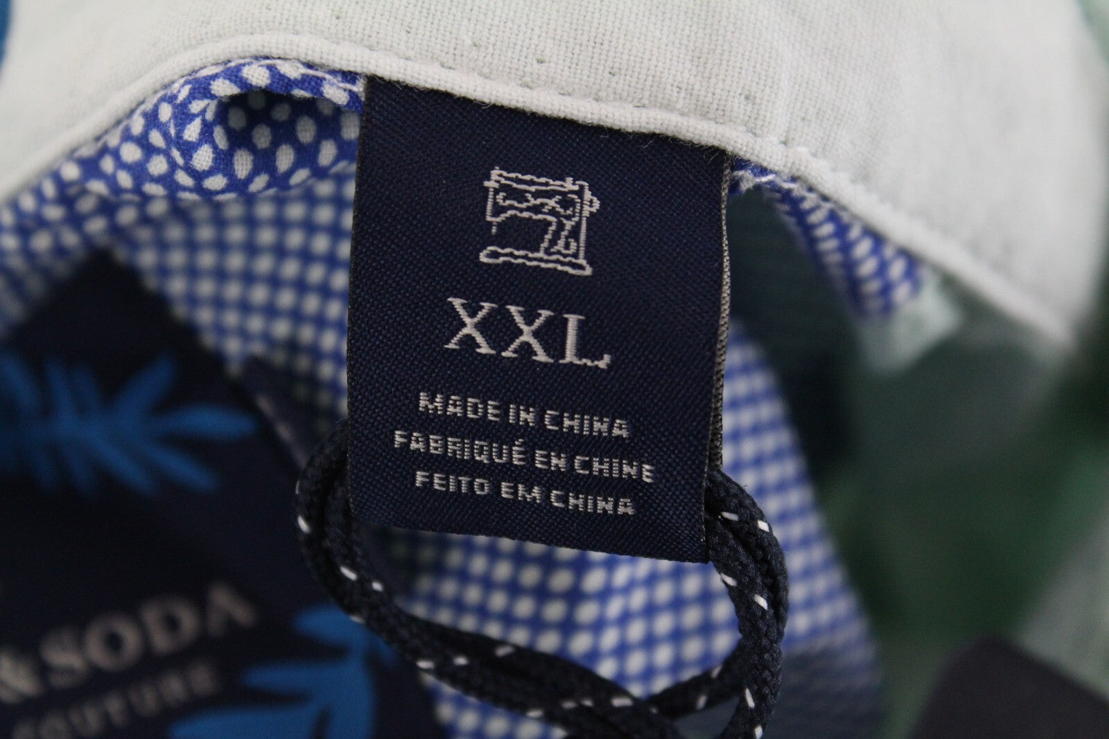 SCOTCH & SODA Ams Couture Shirt 2XL Green Dot Pattern Pure Cotton Long Sleeve